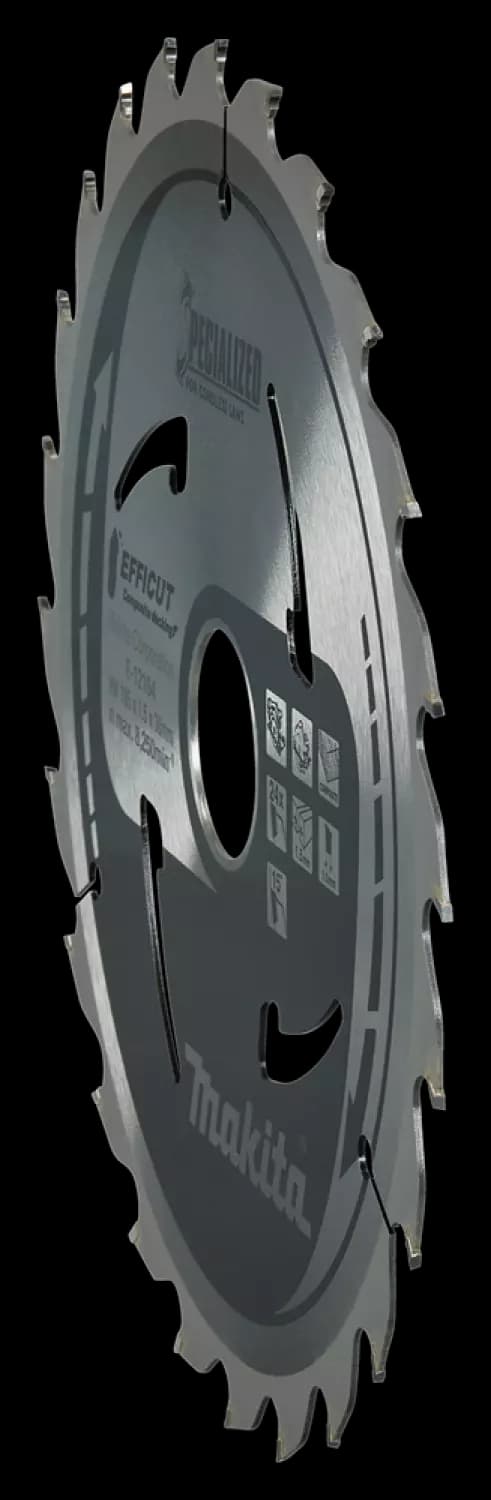 Makita E-12164 Efficut Cirkelzaagblad WPC - 185x30x1,5mm 24T thumbnail 3