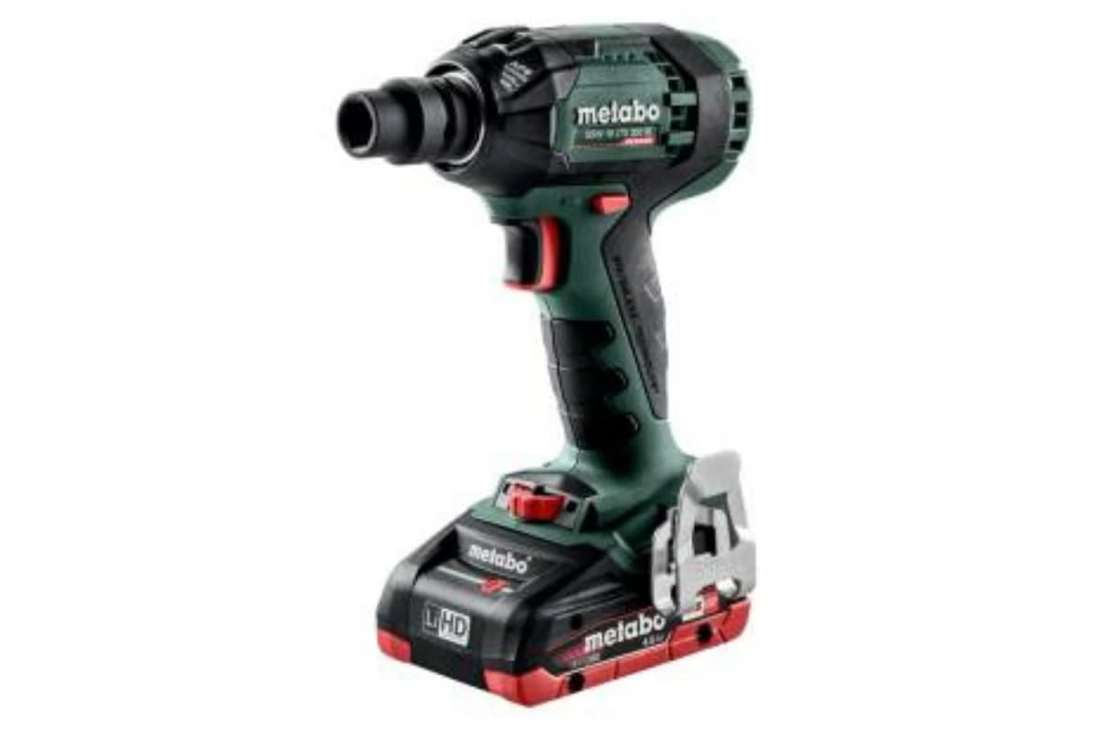 Metabo SSW 18 LTX 300 BL 18V LiHD Accu Slagmoersleutel Set (2x 4.0Ah LiHD Accu) In MetaBOX - 300Nm - 1/2"- Koolborstelloos thumbnail 2