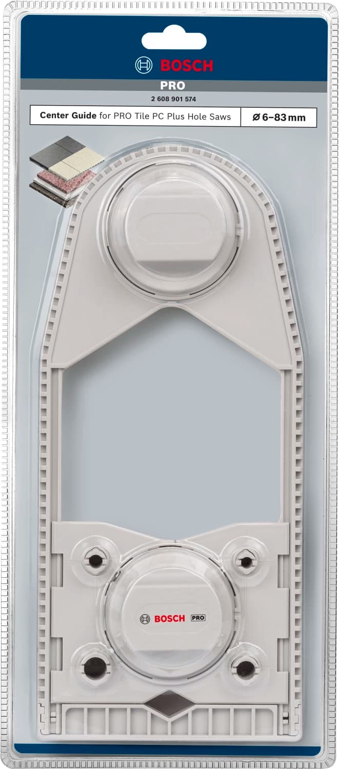 Bosch 2608901574 PRO Tile PC Plus Centreergeleider Voor Gatzagen thumbnail 2