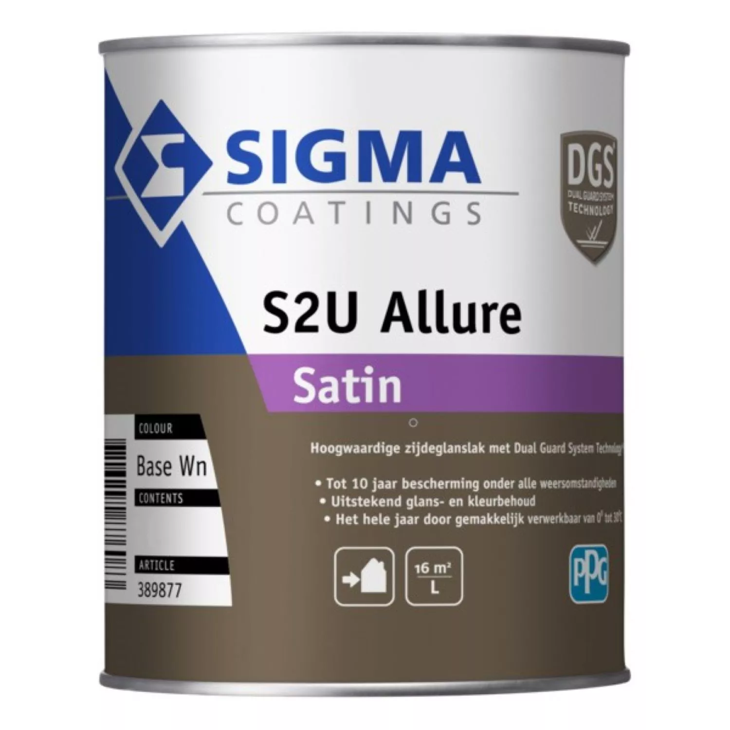 Sigma S2U Allure Satin - Op Kleur Gemengd - 0,5L - Lak