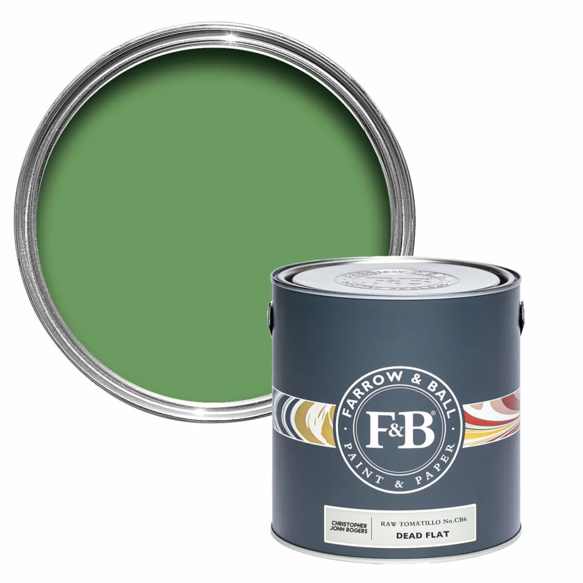 Farrow&Ball Dead Flat Raw Tomatillo CB6 5L