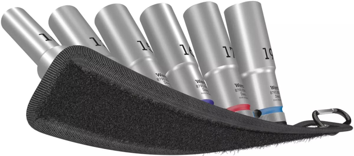 Wera 5004565001 Belt C Deep 1 6-delige Doppenset Incl. Houder - 1/2" thumbnail 2
