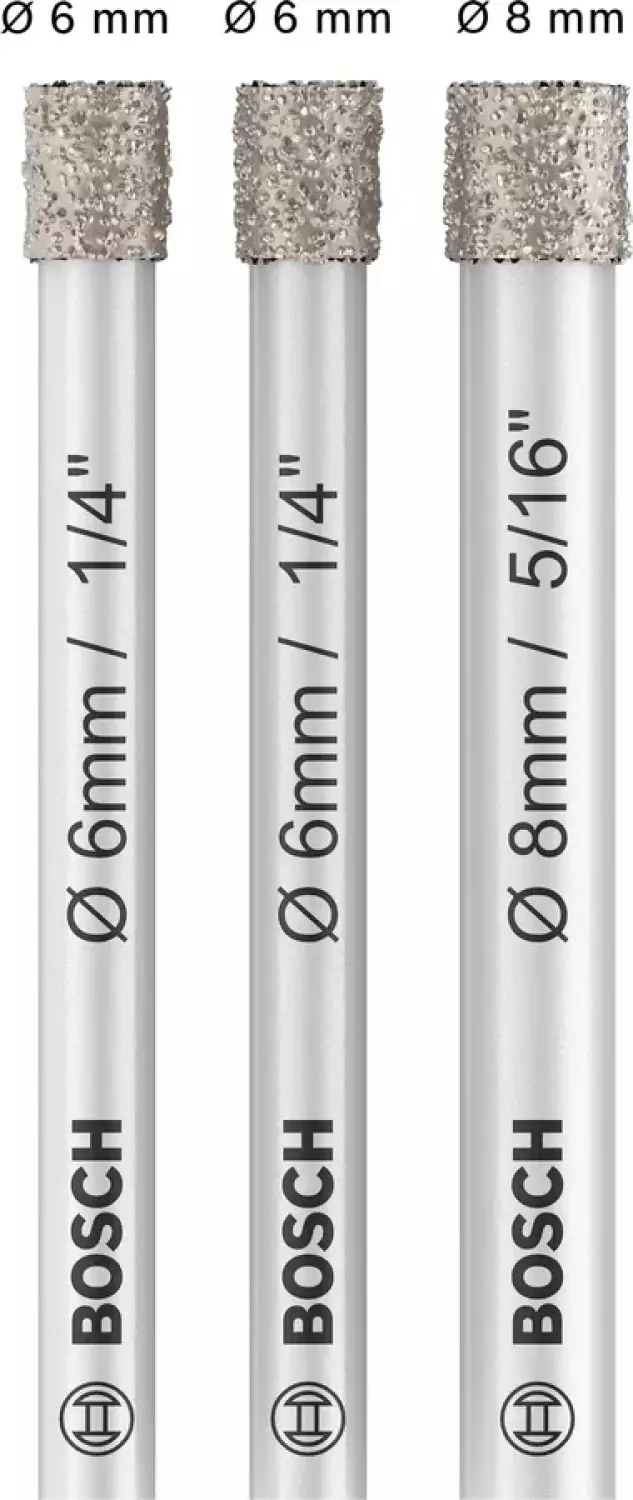 Bosch 2607011626 Pro 3-delige Ceramic Boorset - 6 Mm - 8 Mm thumbnail 3
