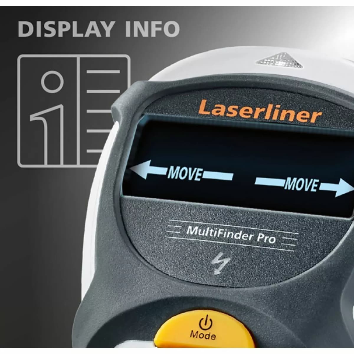 Laserliner MultiFinder Pro Universele Detector - Hout/Metaal/Koper/IJzer thumbnail 2