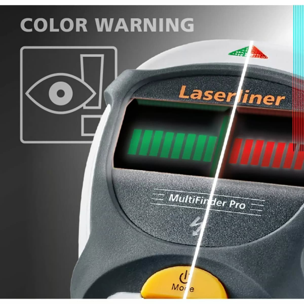 Laserliner MultiFinder Pro Universele Detector - Hout/Metaal/Koper/IJzer thumbnail 3