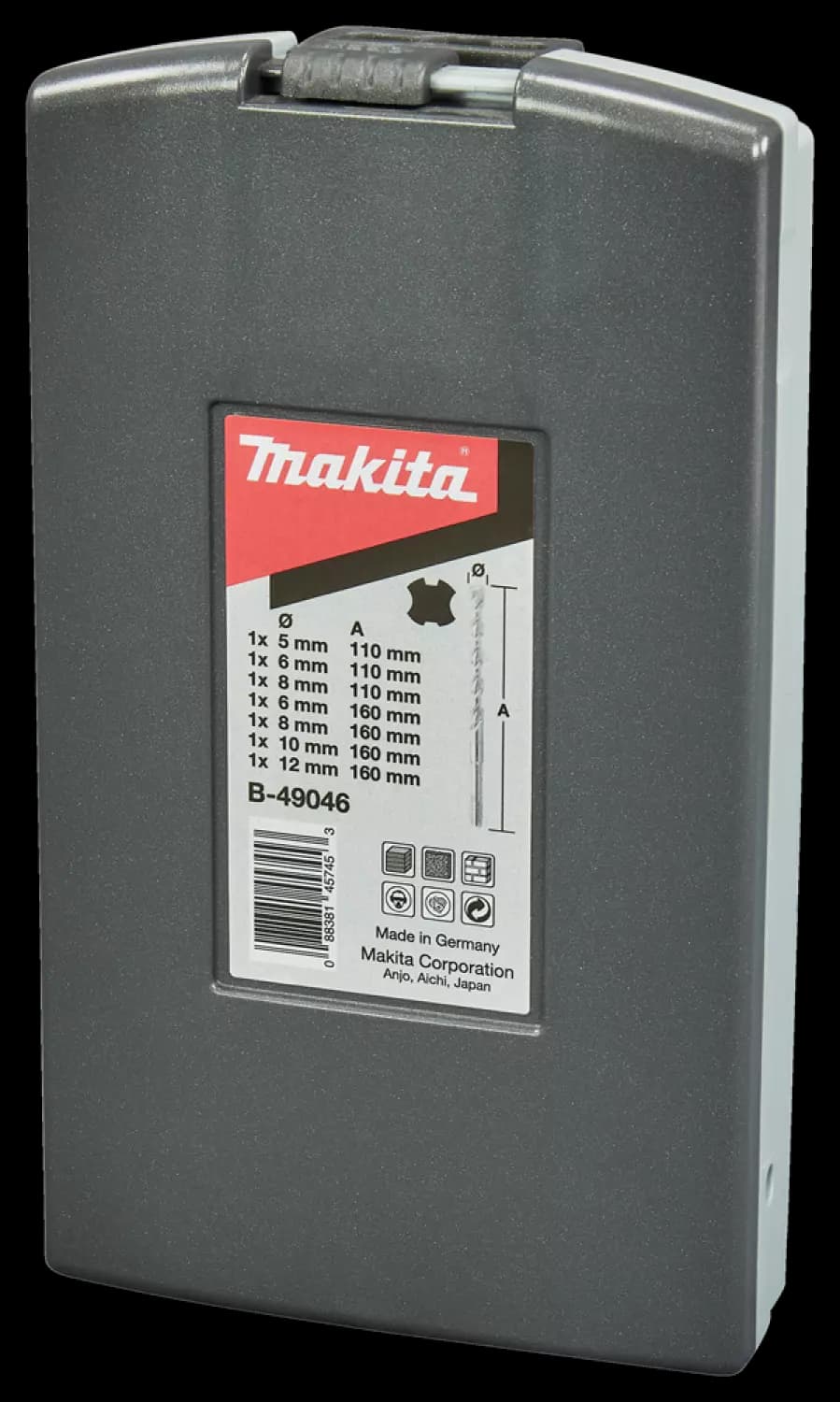 Makita B-49046 SDS-Plus 7 Delige Hamerborenset thumbnail 3