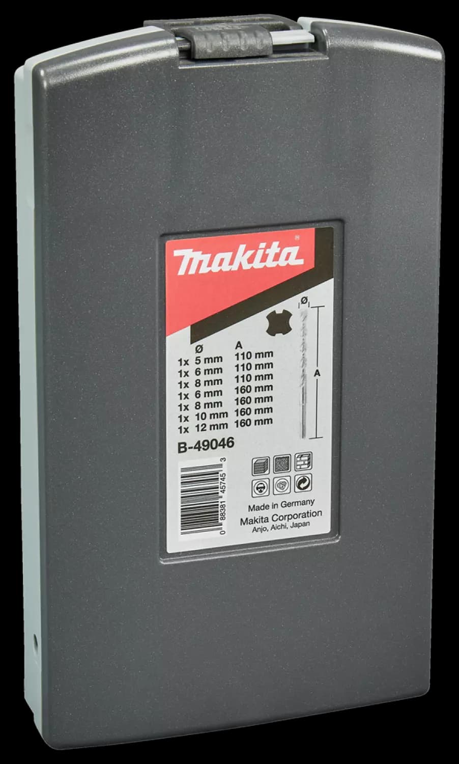 Makita B-49046 SDS-Plus 7 Delige Hamerborenset thumbnail 2