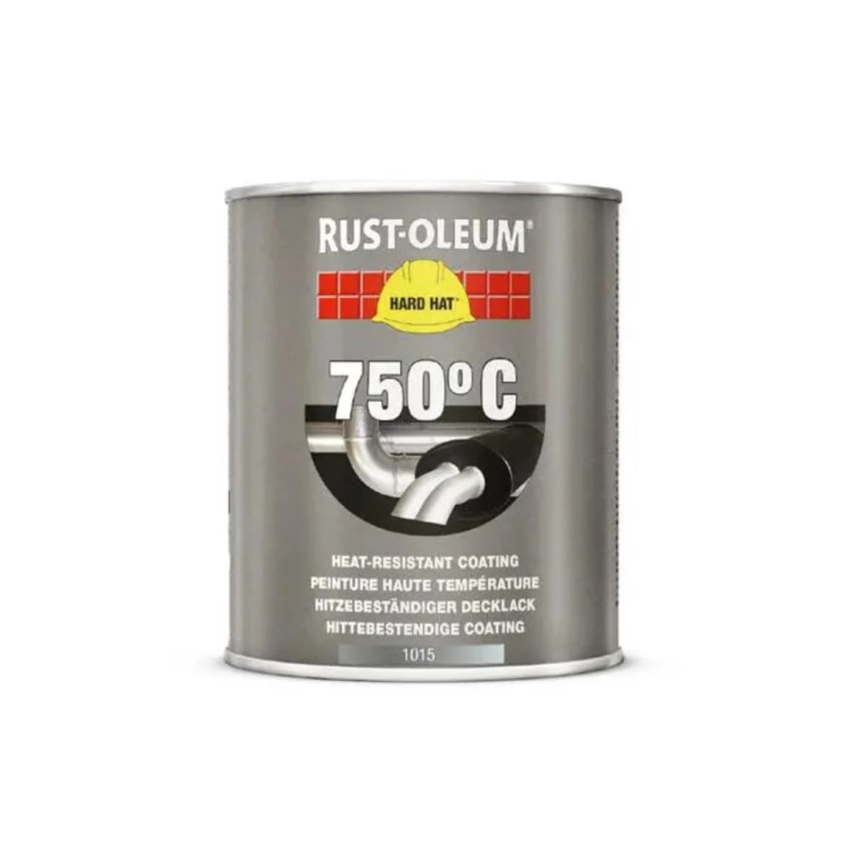 Rust-Oleum Hard Hat Hittebestendige Lak - Zwart - 0,75L
