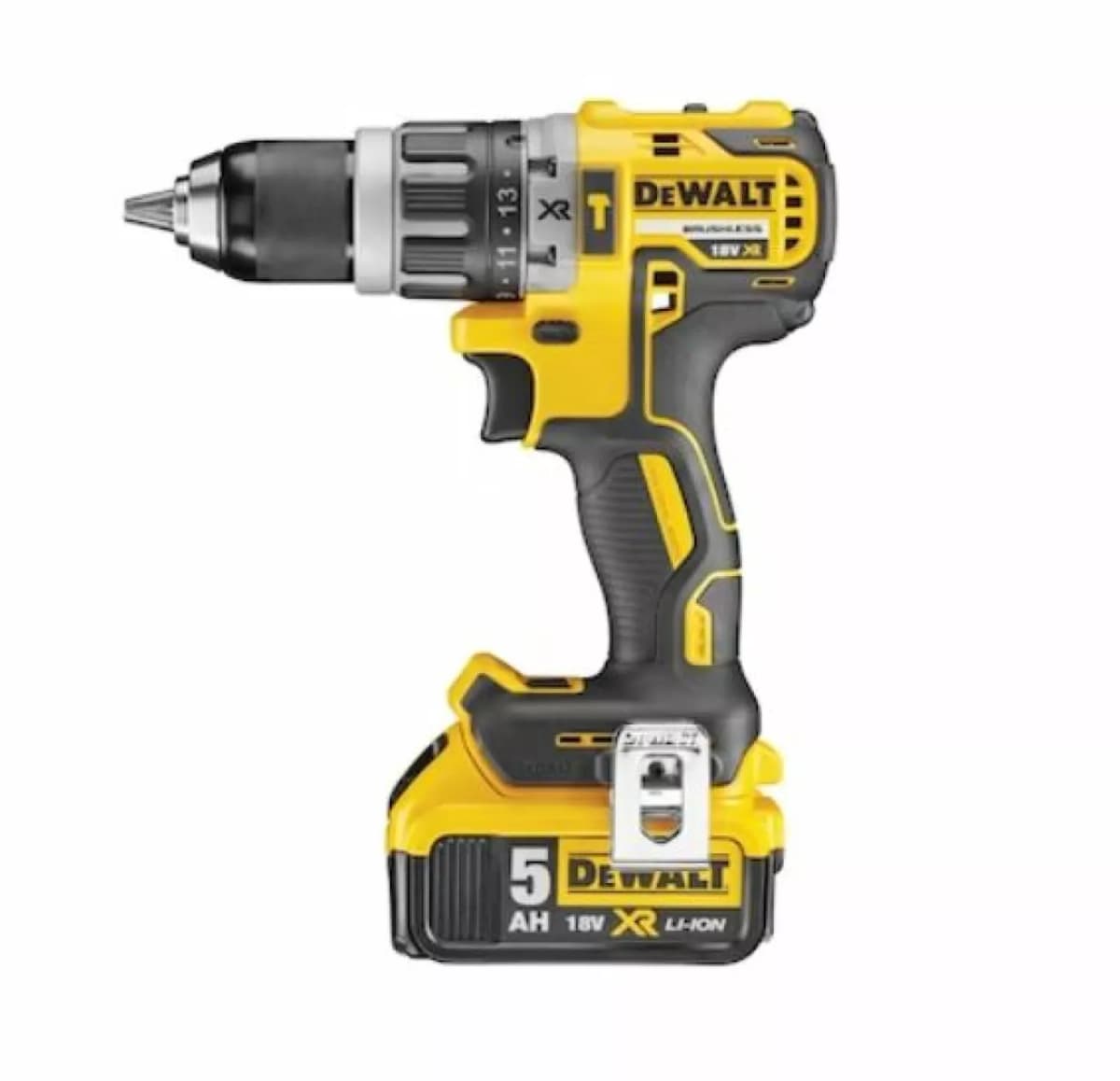 DeWALT DCD796P2 18V Li-ion XR Accu Klopboor-/schroefmachine Set (2x 5.0Ah) In Koffer - Koolborstelloos thumbnail 2