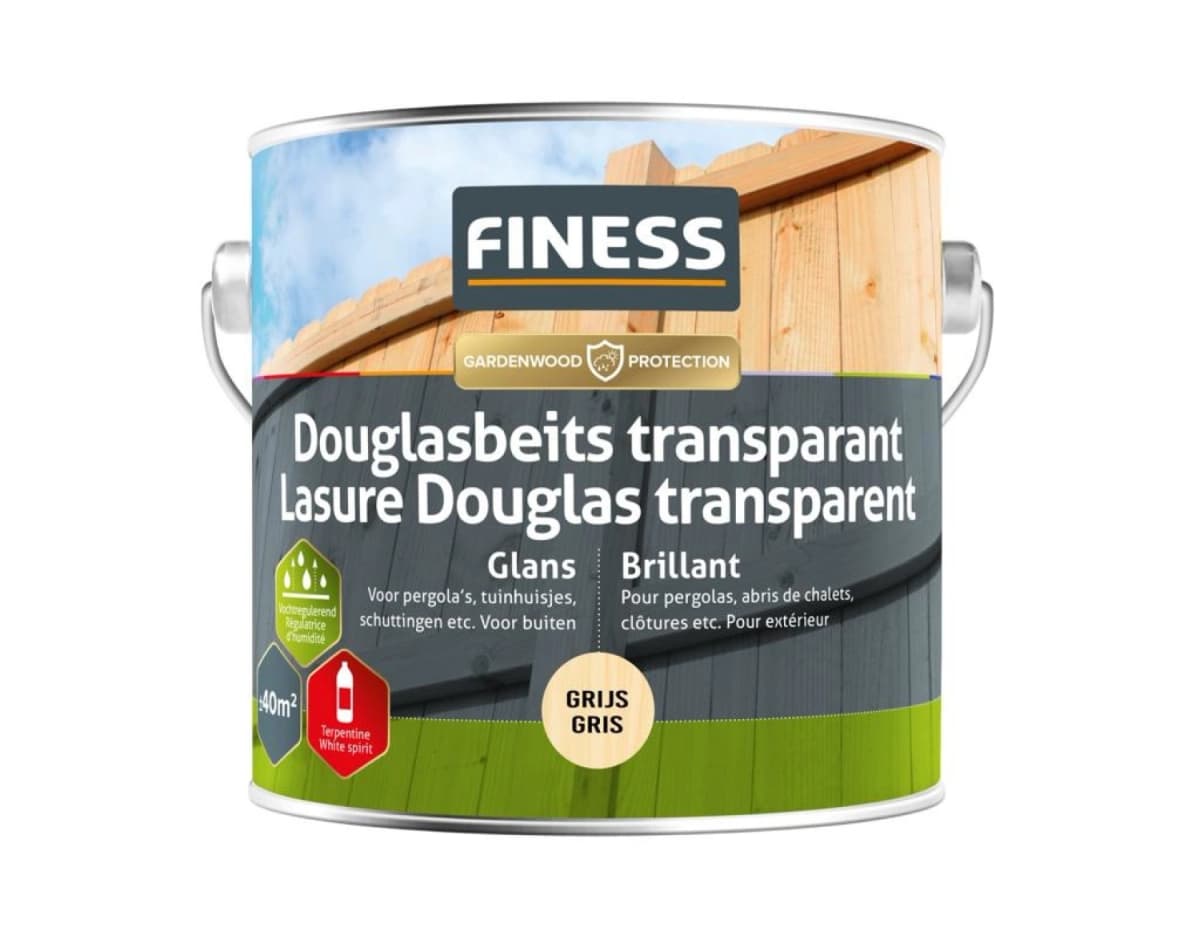 Finess Douglas Beits 2533 - Licht Grijs - 2,5L