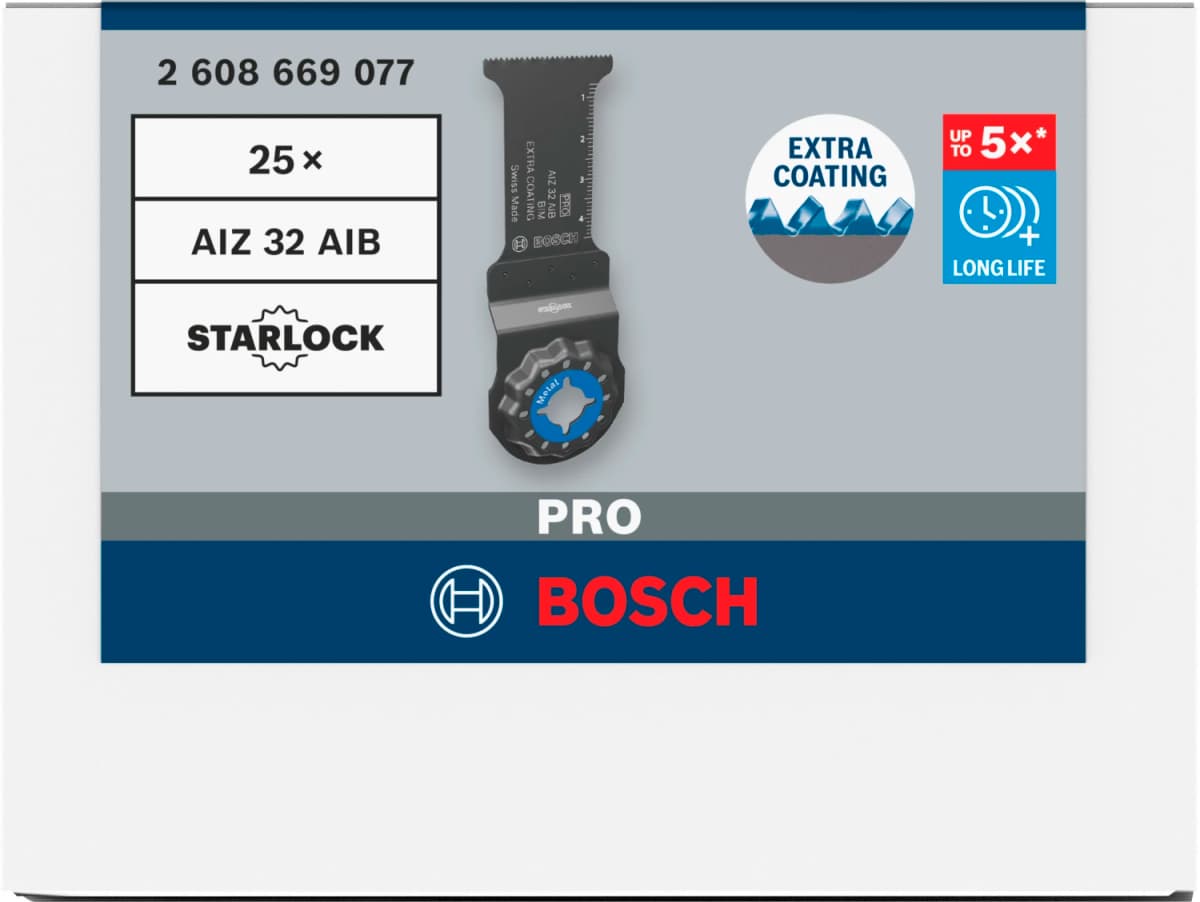 Bosch 2608669077 PRO / AIZ 32 AIB BIM Invalzaagblad - 50 X 32mm - Metaal (1 St) thumbnail 2