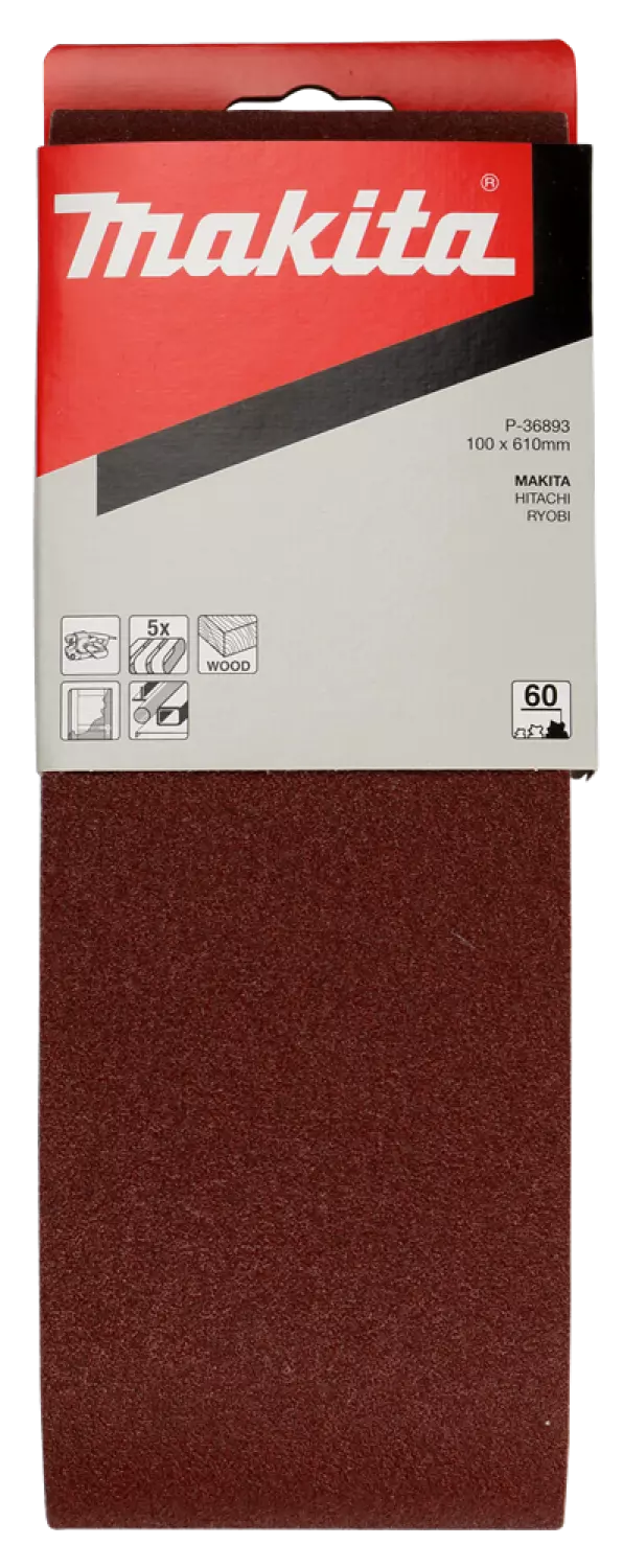 Makita P-36893 Schuurband - K60 - 100 X 610mm (5st) thumbnail 2