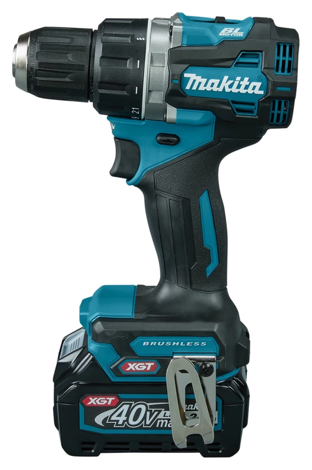 Makita DF002GD201 XGT 40V Max Li-Ion Accu Boor-/schroefmachine Set (2x 2,5Ah) In Mbox - 64Nm - Koolborstelloos thumbnail 2