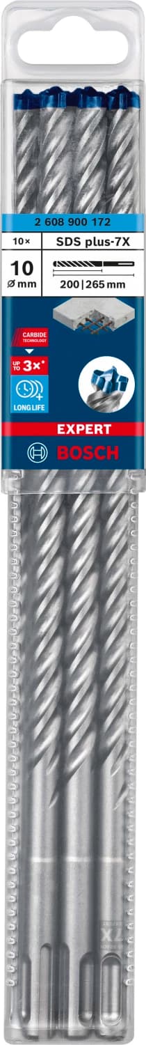 Bosch 2608900172 Hamerboor SDS Plus-7X 10st 10x200x265mm thumbnail 2