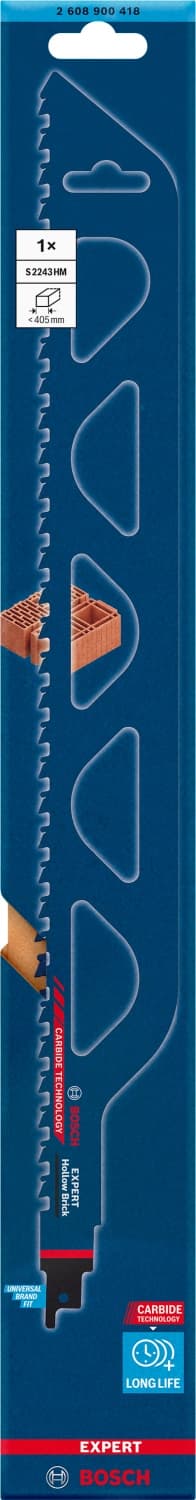 Bosch EXPERT S1543HM Reciprozaagblad - 190mm - Hollow Brick thumbnail 2