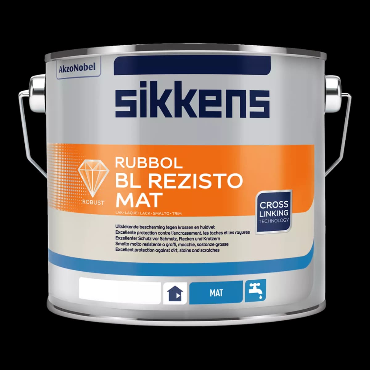 Sikkens Rubbol BL Rezisto Mat - Op Kleur Gemengd - 2,5L