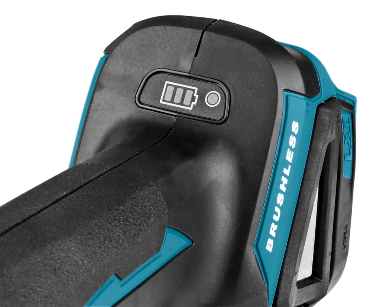 Makita DGA506RTJ 18V Li-Ion Accu Haakse Slijper Set (2x 5.0Ah Accu) In Mbox - 125mm - Koolborstelloos - Softstart thumbnail 4