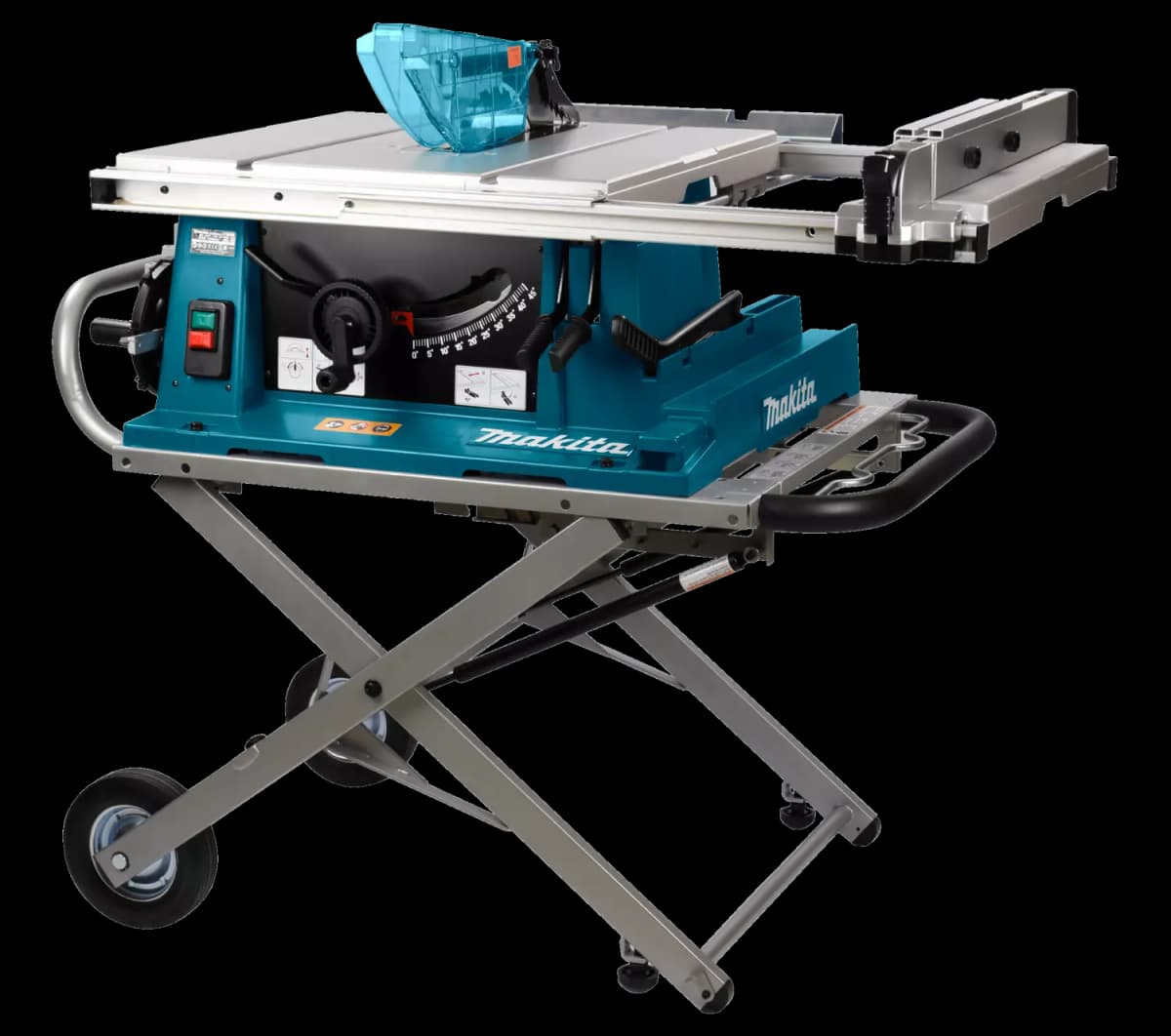 Makita 2704NX1 230V Tafelzaag Met Onderstel - 1650W - 260 X 30mm thumbnail 2
