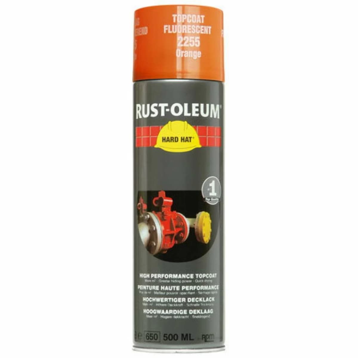 Rust-Oleum Hard Hat 2152 - RAL 2002 Internationaal Orange - 0,5L