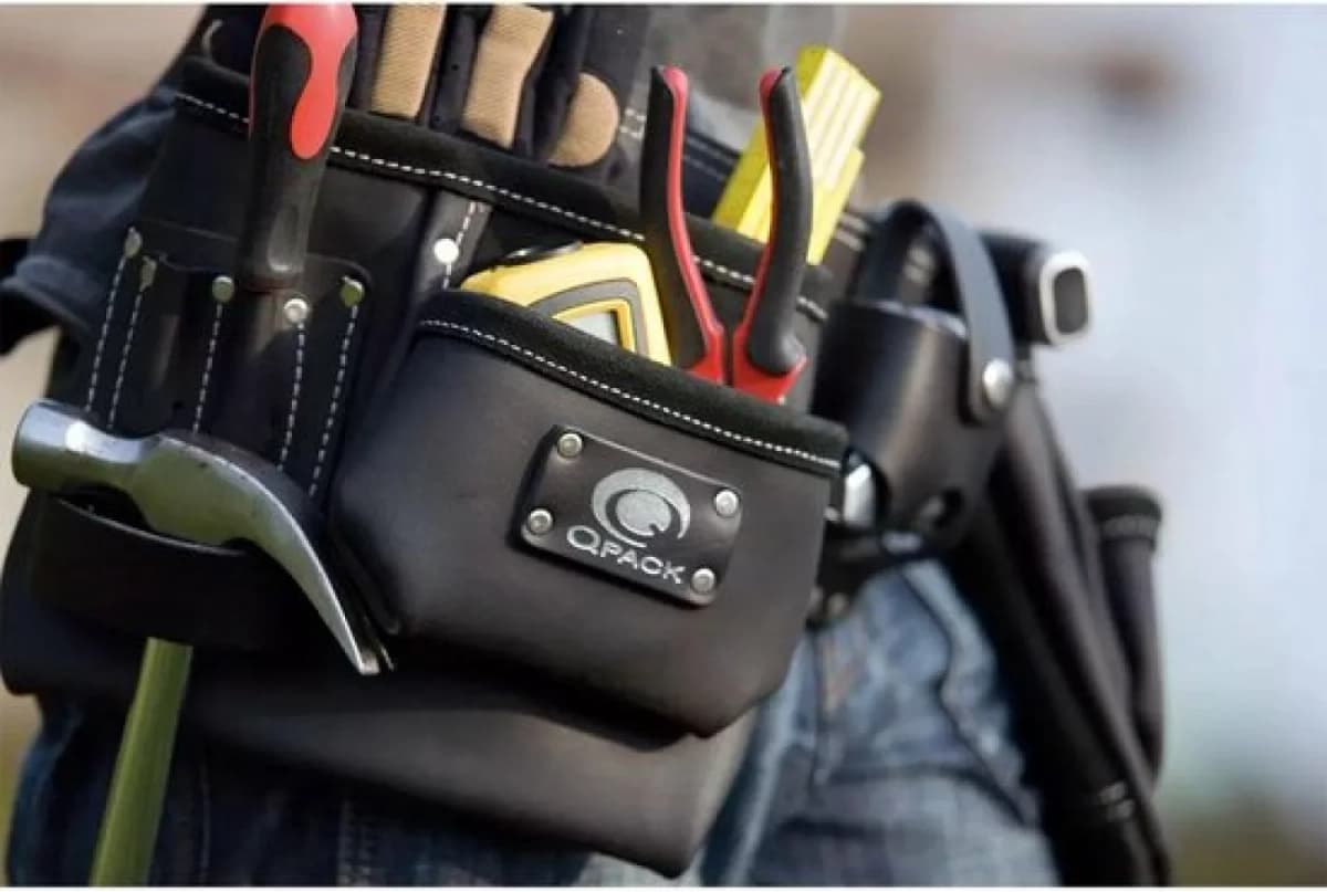 ToolPack 366.000 Industrial Gereedschapsgordel Zwart - Dubbel - Leer thumbnail 3