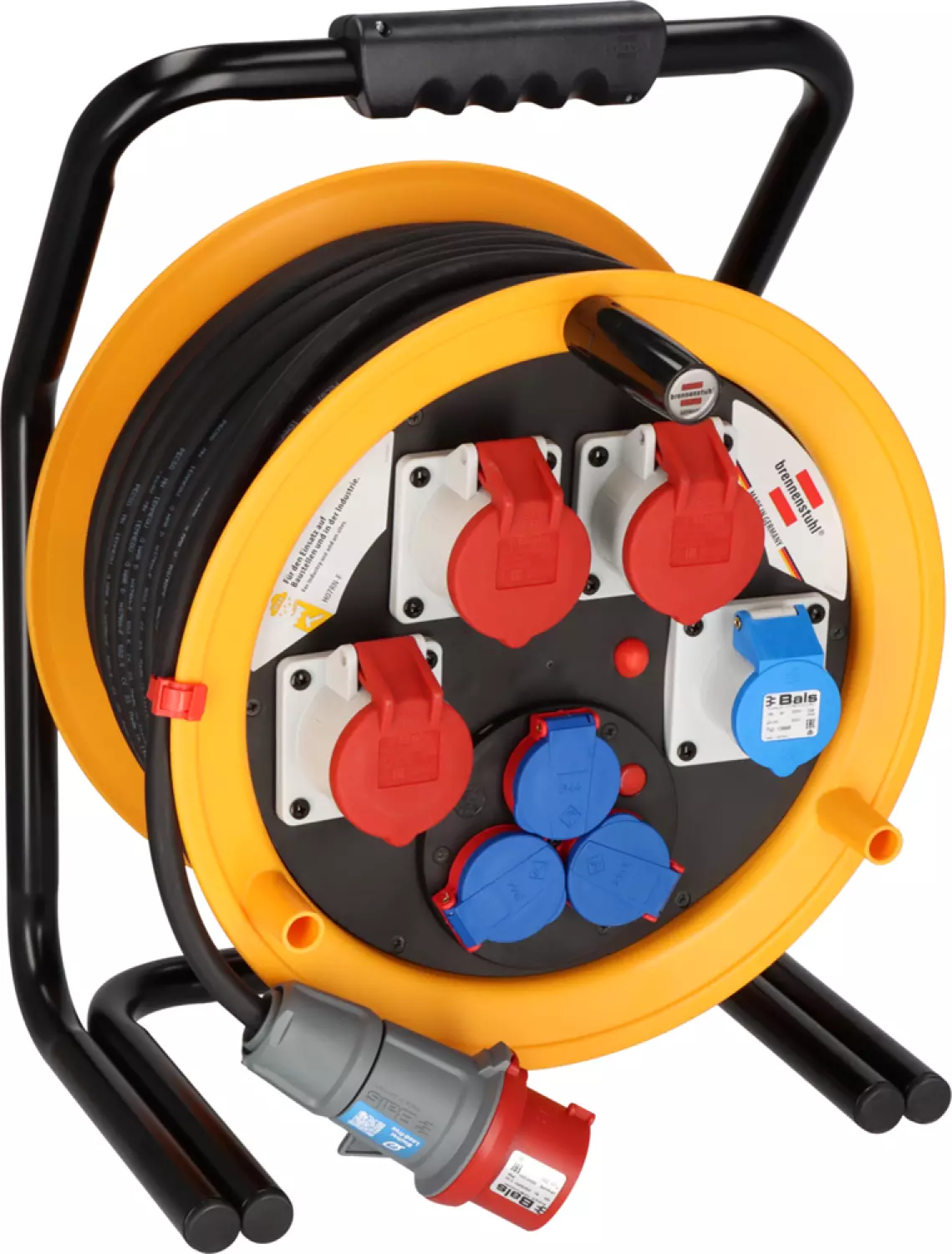 Brennenstuhl 1319110010 Brobusta CEE 4 IP44 Kabelhaspel - 40m - H07RN-F 5G2,5