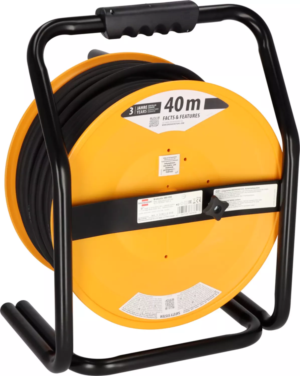 Brennenstuhl 1319110010 Brobusta CEE 4 IP44 Kabelhaspel - 40m - H07RN-F 5G2,5 thumbnail 2