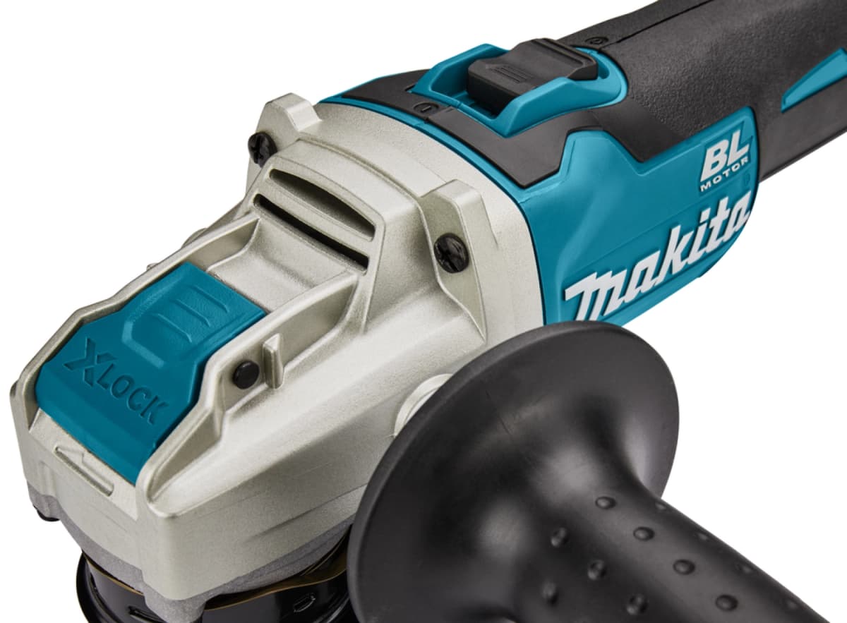 Makita DGA521ZX1 18V Li-Ion Accu Haakse Slijper Body - 125mm - X-LOCK - Koolborstelloos thumbnail 2