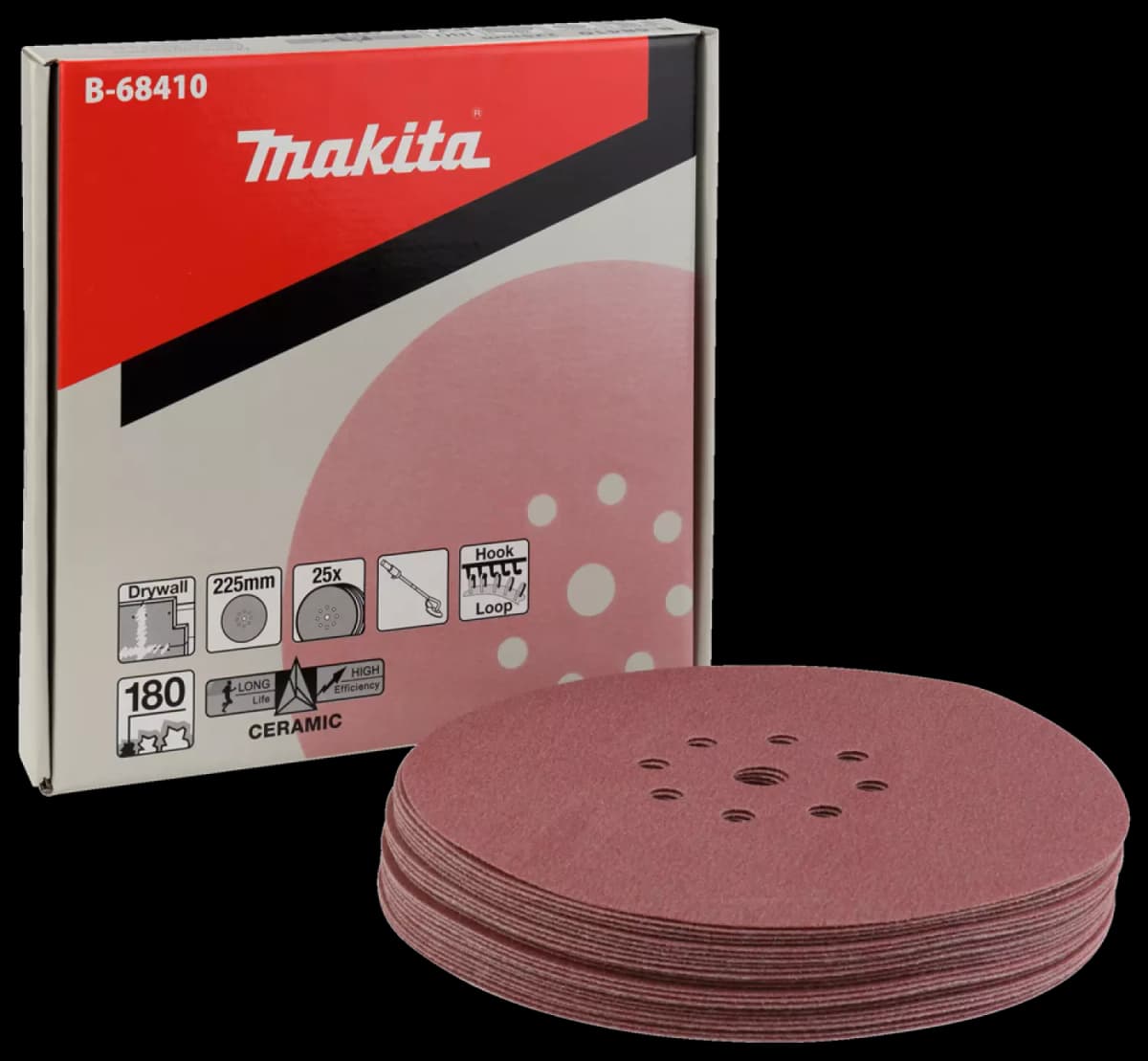 Makita B-68410 Schuurschijf Velcro - 225mm - K180 (25st.) thumbnail 2