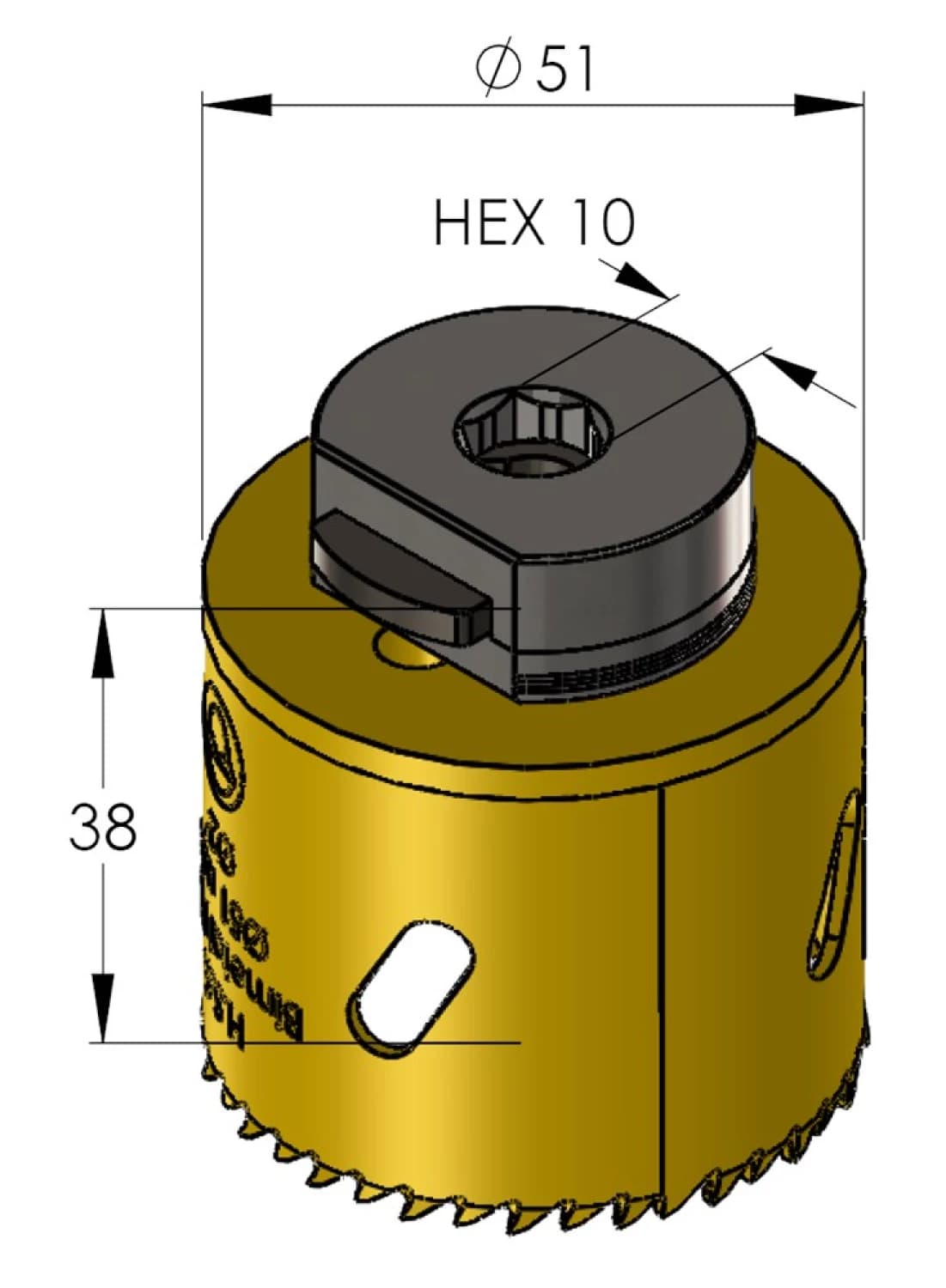 ProFit 09051051 BiMetal Plus Gatzaag 51mm thumbnail 2