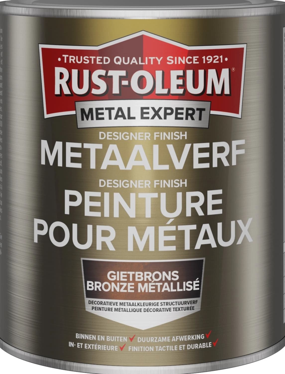 Rust-Oleum Designer Finish - Gietbrons - 0,75L