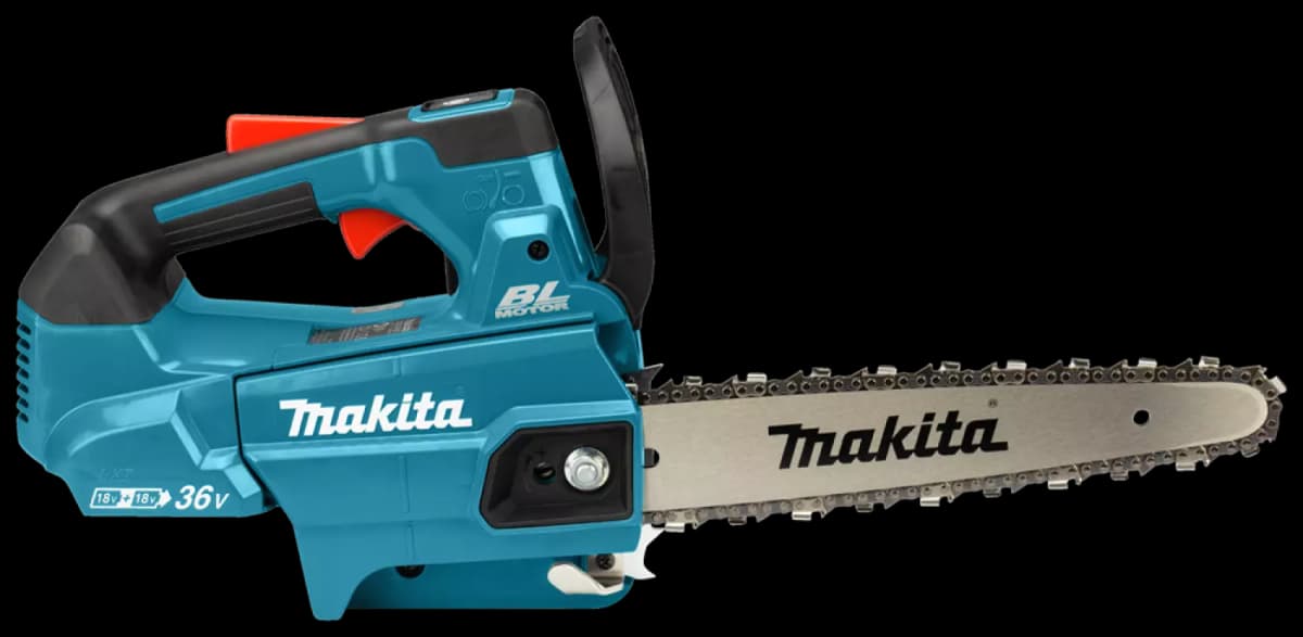 Makita DUC256CZ LXT 2x18V Li-Ion Accu Tophandle Kettingzaag Body - 25 Cm thumbnail 2