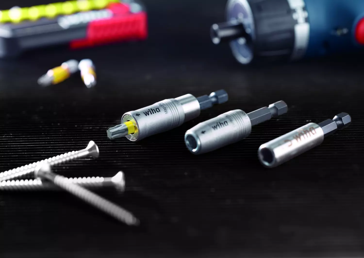 Wiha 7148 CF CentroFix Force Snelwisselhouder, Magnetisch, Vorm E 6,3 - 1/4"X 60mm thumbnail 2