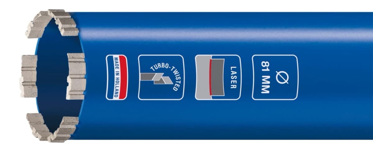 Carat EM04140050 Diamantboor Voor Natboren - M30 - 41 X 400mm - Beton
