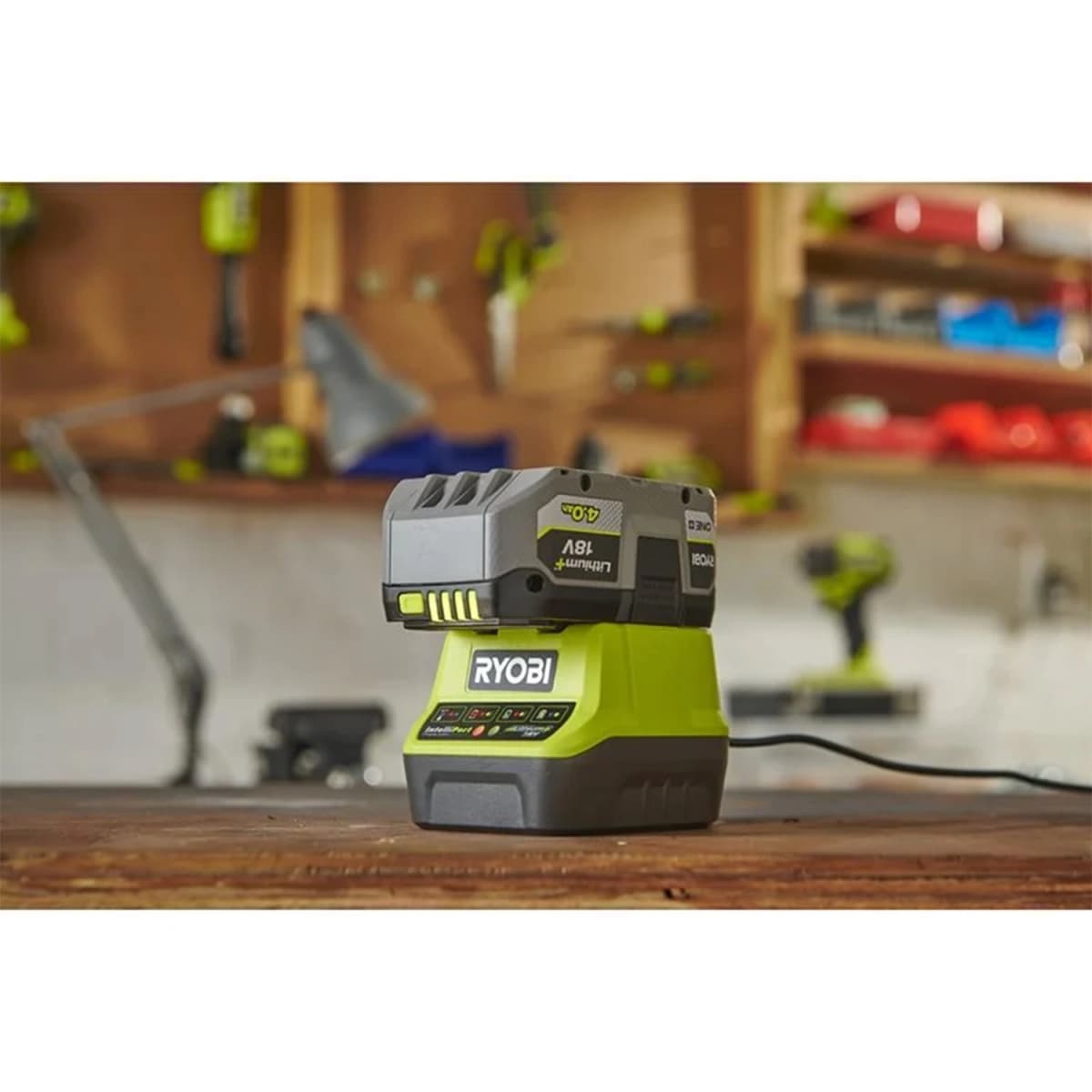 Ryobi RC18120-140X ONE+ 18V 1x 4.0Ah Lithium+ Accu En Lader thumbnail 2