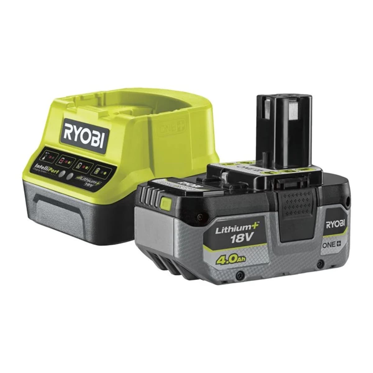 Ryobi RC18120-140X ONE+ 18V 1x 4.0Ah Lithium+ Accu En Lader