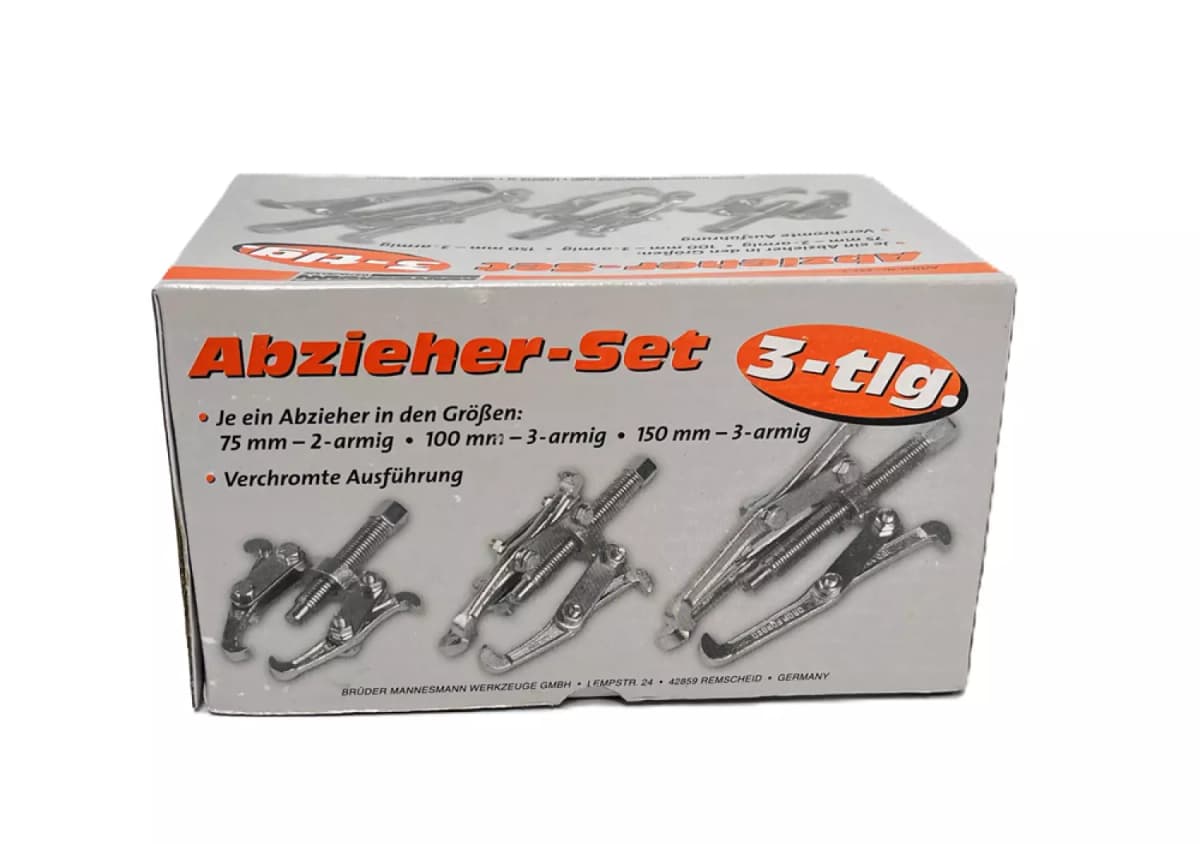 Bruder Mannesmann 291-3 3-delige Poelietrekkerset - 75 / 100 / 150mm thumbnail 3