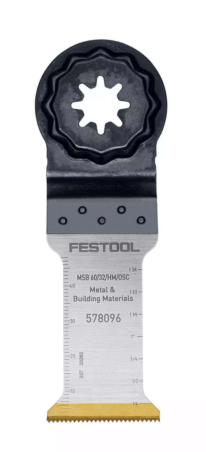 Festool 578096 Hardmetalen Invalzaagblad MSB 60/32/HM/OSC - 32mm