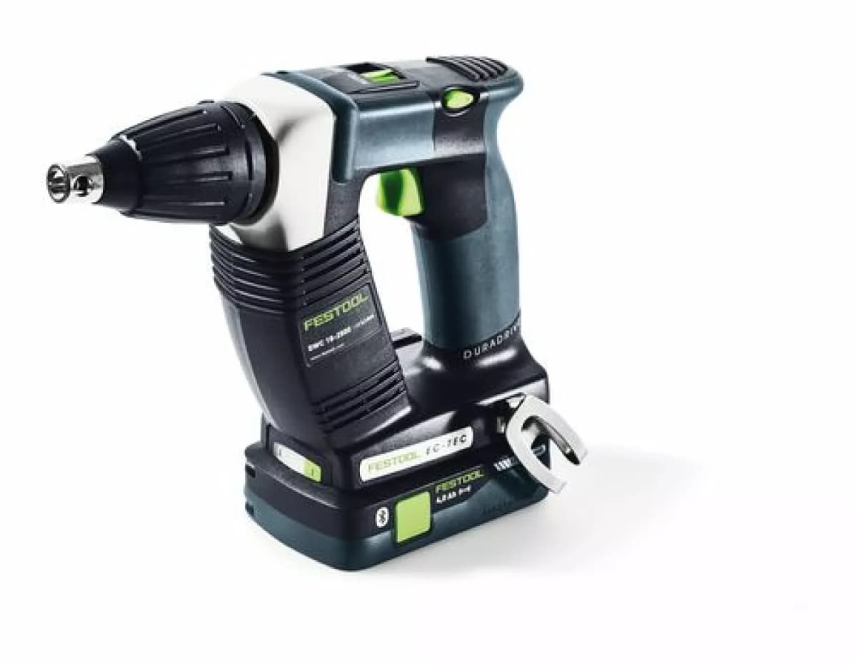 Festool DURADRIVE DWC 18-2500 HPC4,0 I-Plus 18V Li-Ion Accu Bandschroefmachine Set (2x4,0Ah) In Systainer - 18Nm - 55mm - Koolborstelloos thumbnail 2