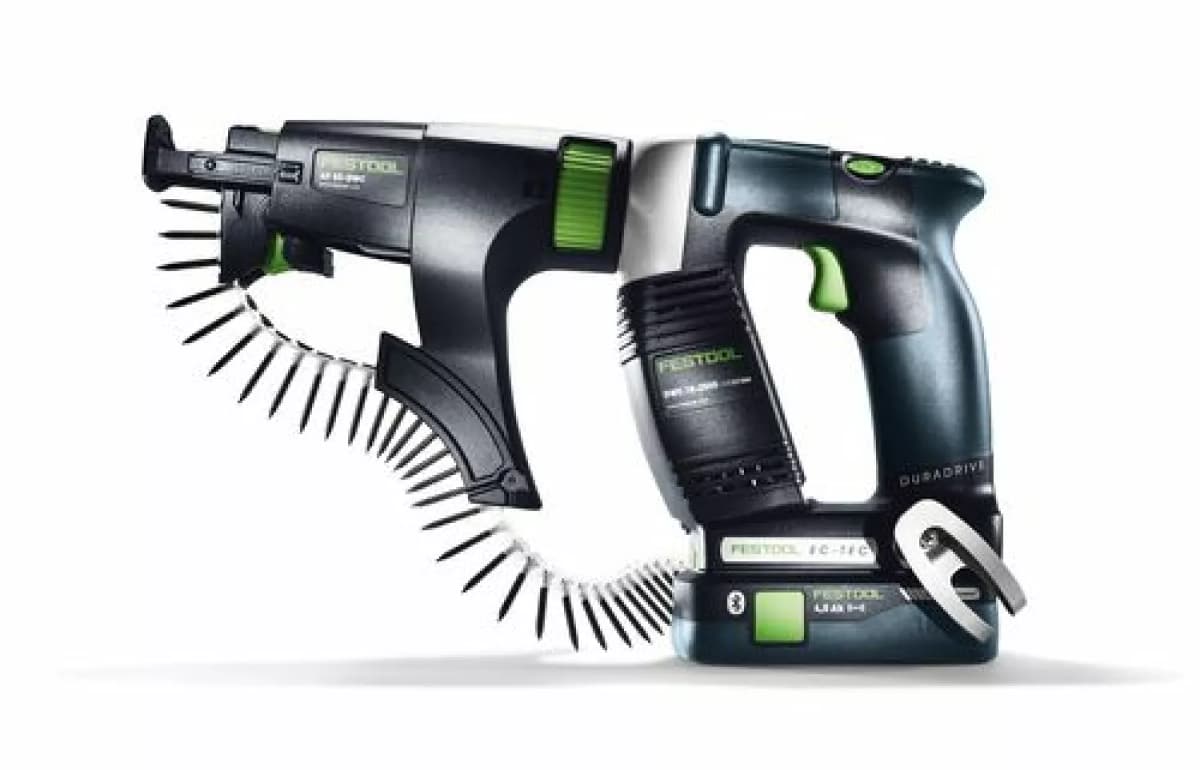 Festool DURADRIVE DWC 18-2500 HPC4,0 I-Plus 18V Li-Ion Accu Bandschroefmachine Set (2x4,0Ah) In Systainer - 18Nm - 55mm - Koolborstelloos thumbnail 4