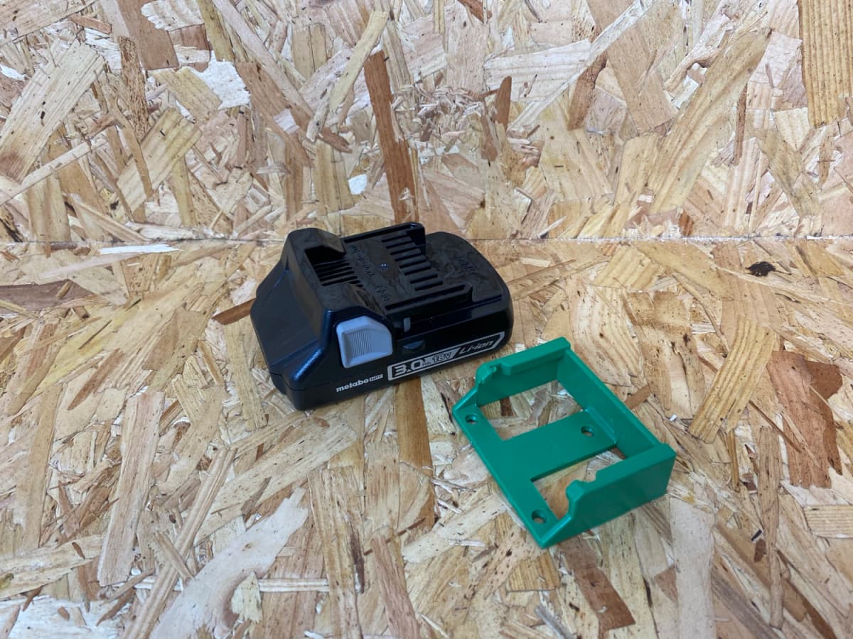 StealthMounts BM-MHH18-GRN-6 Accuhouder Voor Hikoki/Hitachi 18V/36V - Groen - 6-pack thumbnail 2