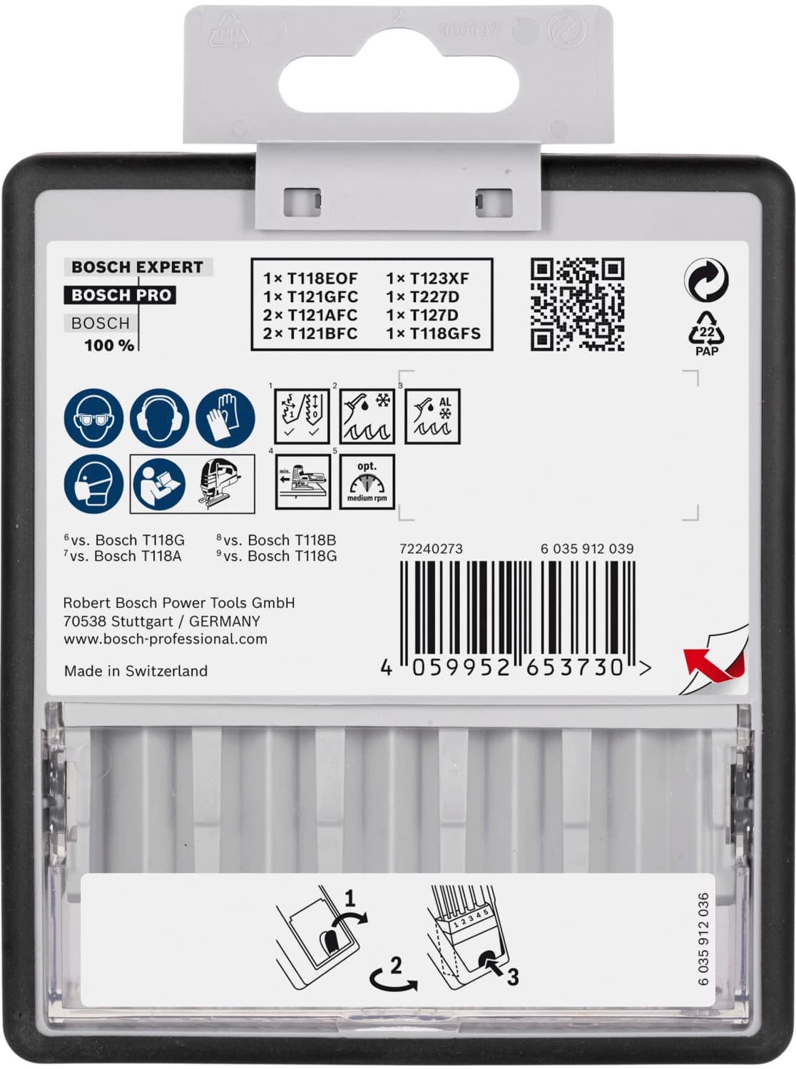 Bosch 2607011942 PRO 10-delige Metaal En Aluminium Zaagbladenset In Robustline Cassette thumbnail 3