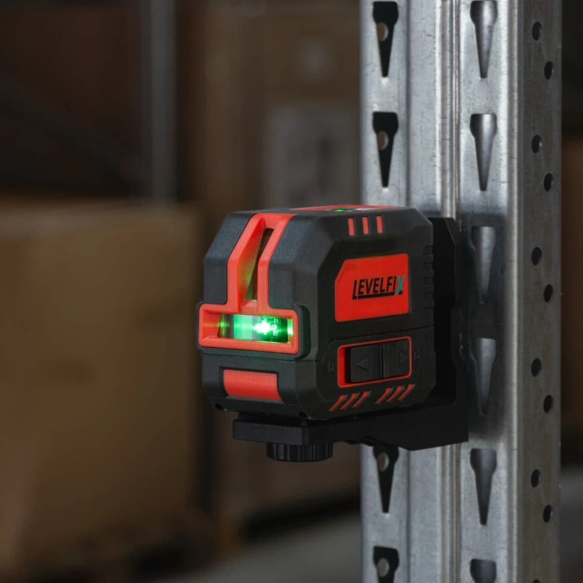 Levelfix CL120G Kruislijnlaser Set Incl. Statief In Tas - Groen - 40m - 2 Lijnen - IP54 thumbnail 4