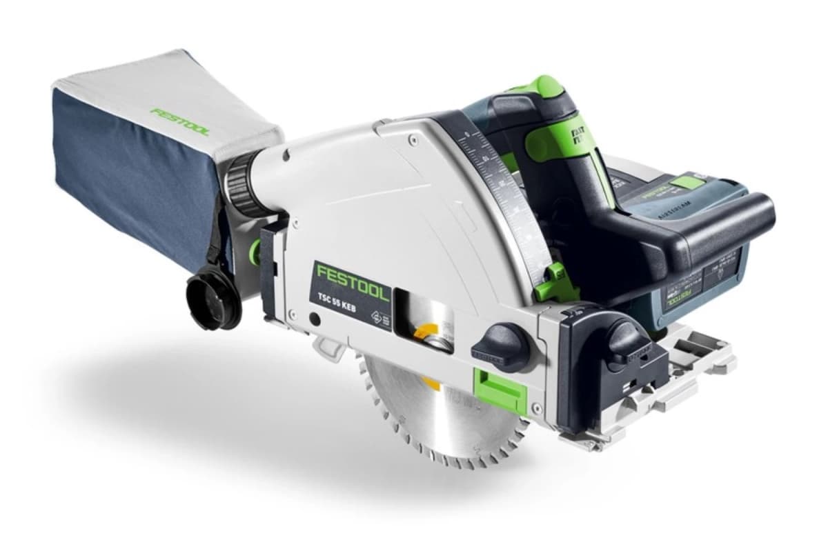 Festool TSC 55 KEBI-Plus/XL 100Y Limited Edition 18V Li-Ion Accu Invalzaag Set (2x 5,0Ah) In Systainer - 160mm thumbnail 2