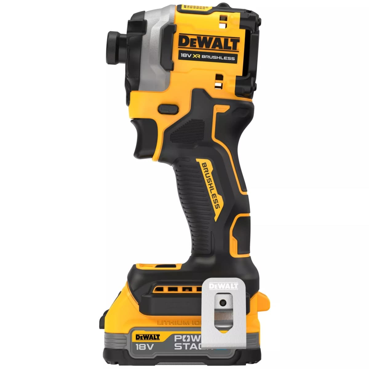 DeWALT DCF850E1T-QW 18V Li-ion XR Accu Slagschroevendraaier Set (1x POWERSTACK Accu) In TSTAK - 1/4"- Koolborstelloos thumbnail 3