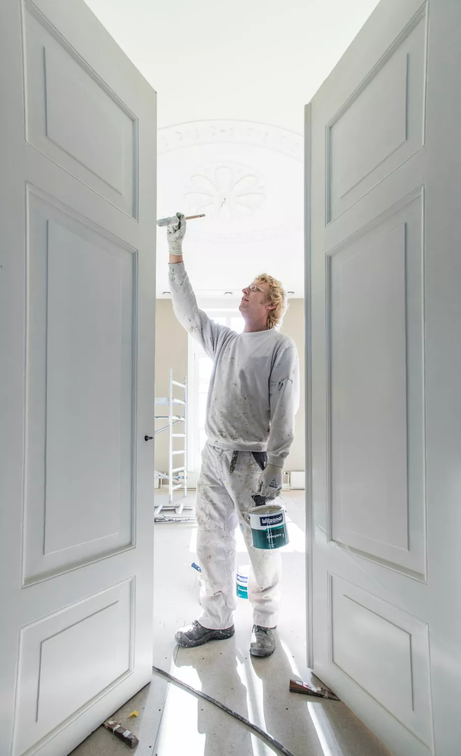 Wijzonol Aqua Zijdeglans Lak - Op Kleur Gemengd - 1L thumbnail 3