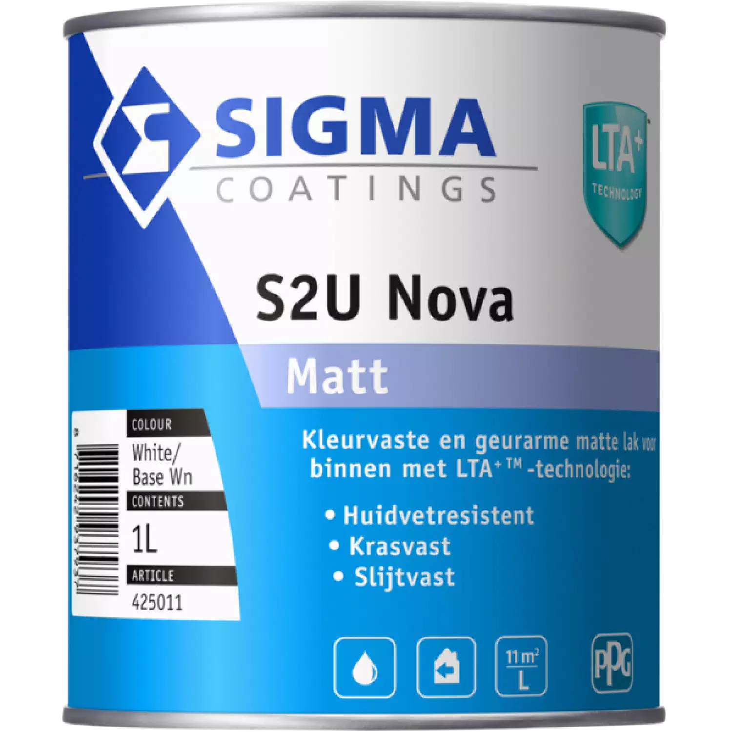 Sigma S2U Nova Matt - Op Kleur Gemengd - 1L - Lak