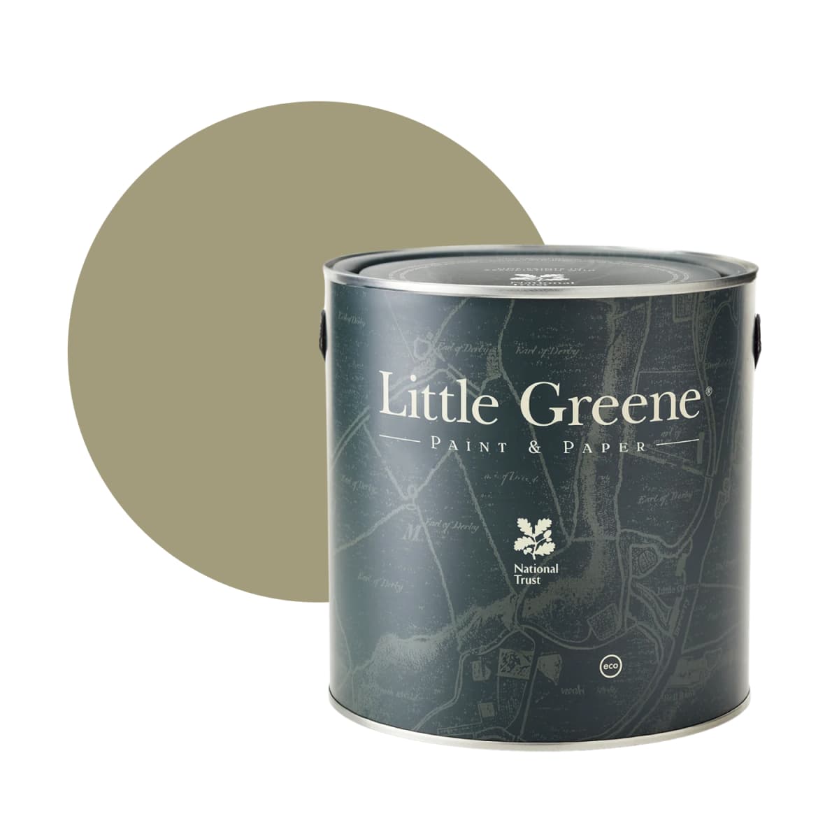 Little Greene Intelligent Matt Emulsion - Portland Stone Dark No. 157 - 5L