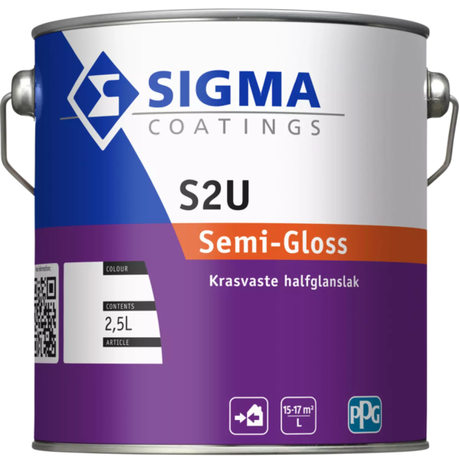 Sigma S2U Semi-gloss - Op Kleur Gemengd - 2.5 L