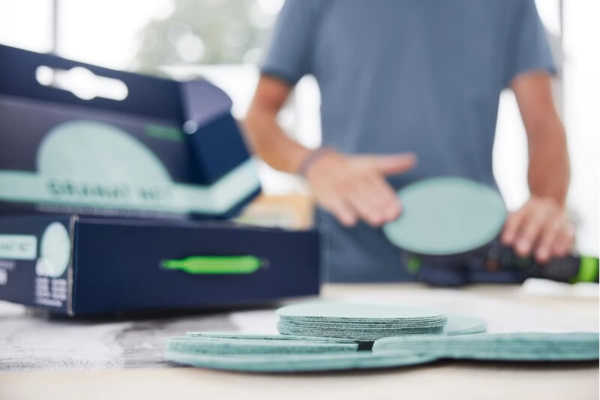 Festool 578667 61-delige Netschuurpapier Set Granat - 150mm thumbnail 4