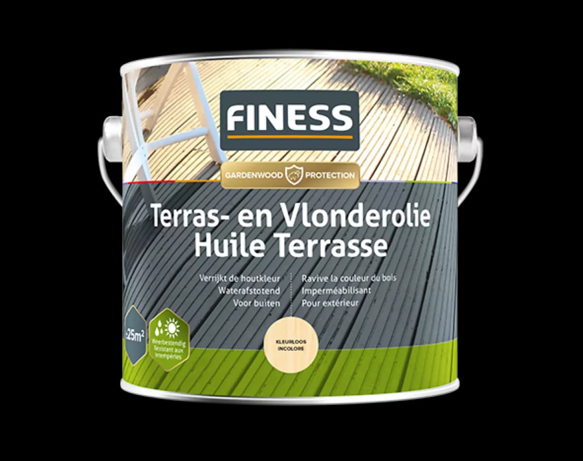 Finess Terras- En Vlonderolie - Kleurloos - 2,5L